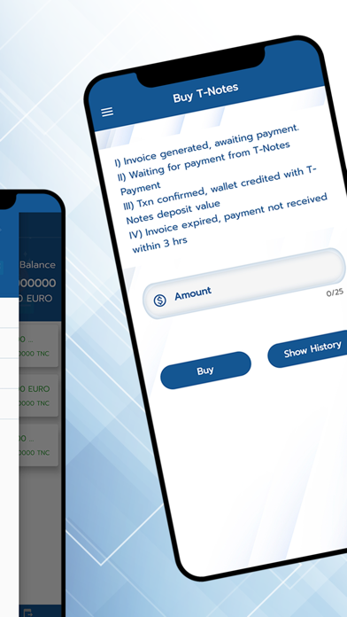 T-Notes Wallet Screenshot