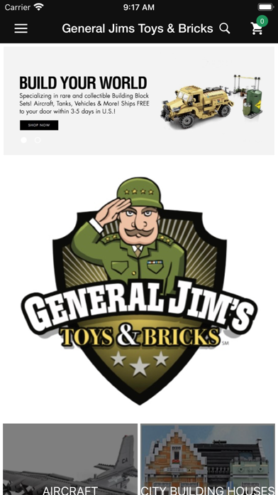 Screenshot #1 pour General Jim's Toys & Bricks