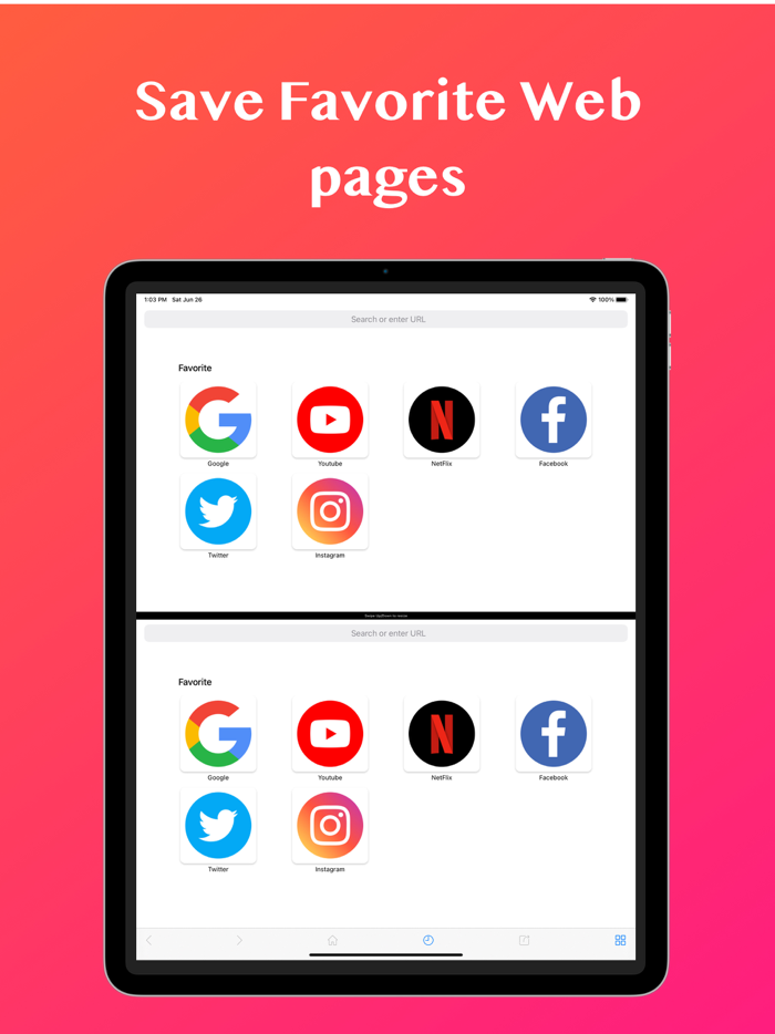 Split Screen Dual Window View