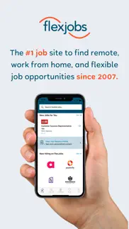 flexjobs - remote job search iphone screenshot 1