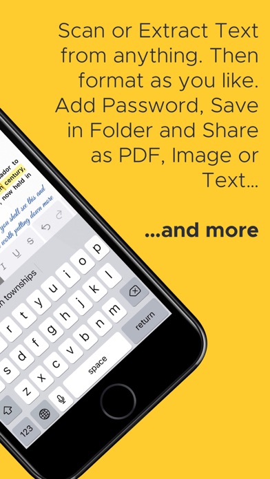 Live Text Scanner - PDF Writer Screenshot