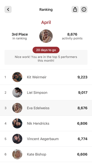 munter app Screenshot