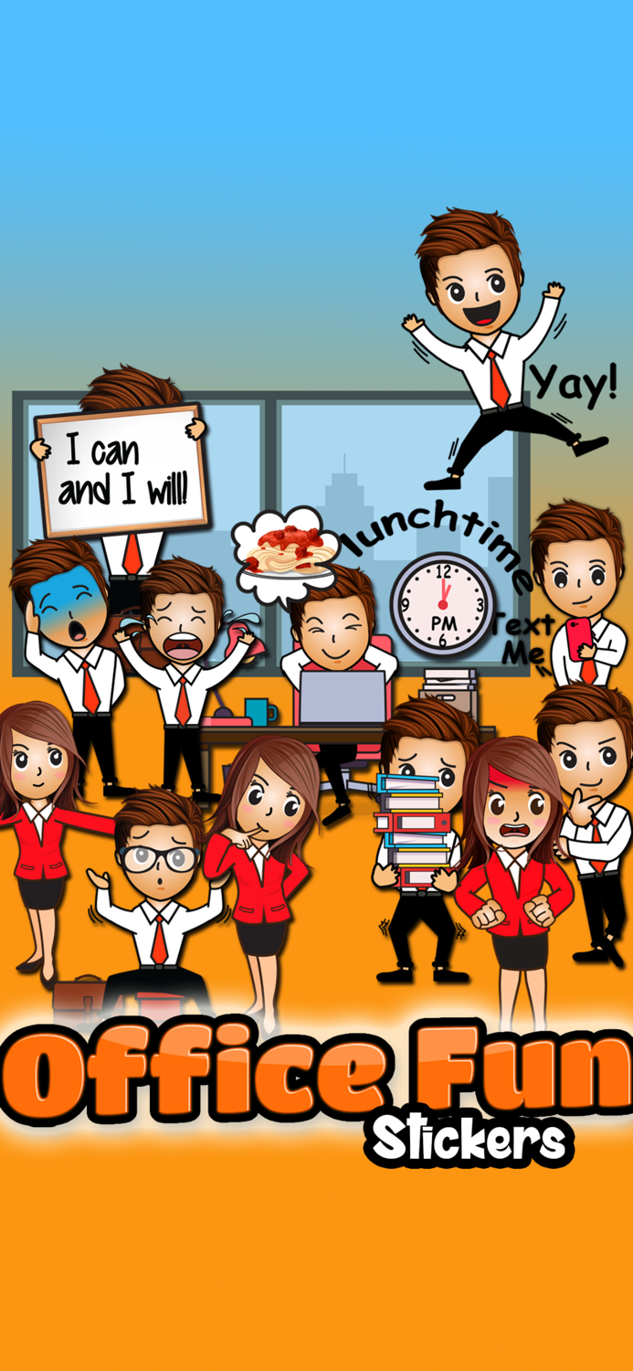 Office Fun Sticker