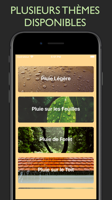 Screenshot #3 pour Son de la Pluie: Relax, Dormir