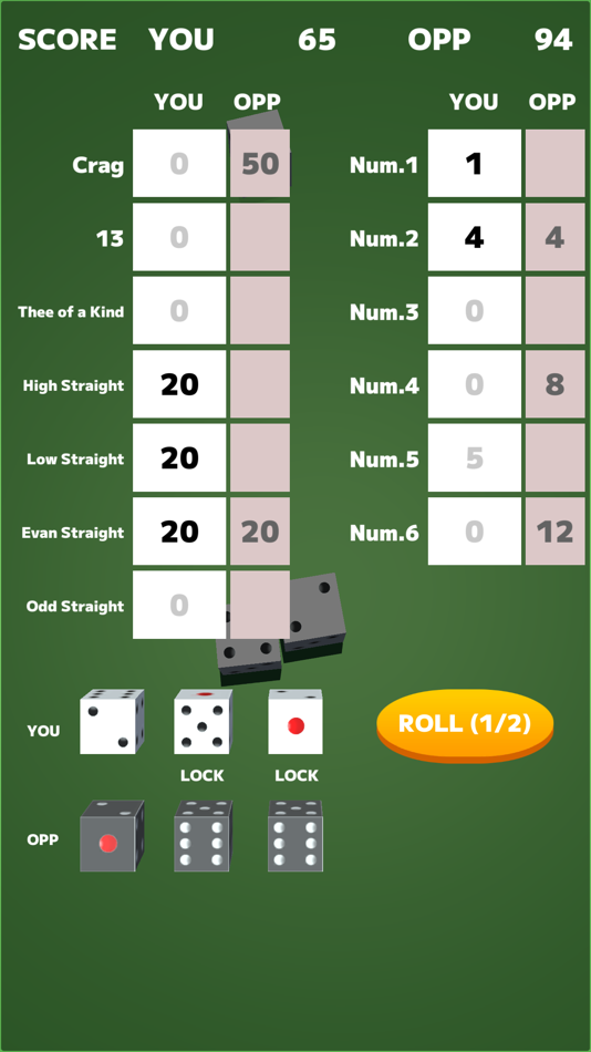 #2. CRAG : Dice Game (iOS) Podle: Tadayoshi Yasuda