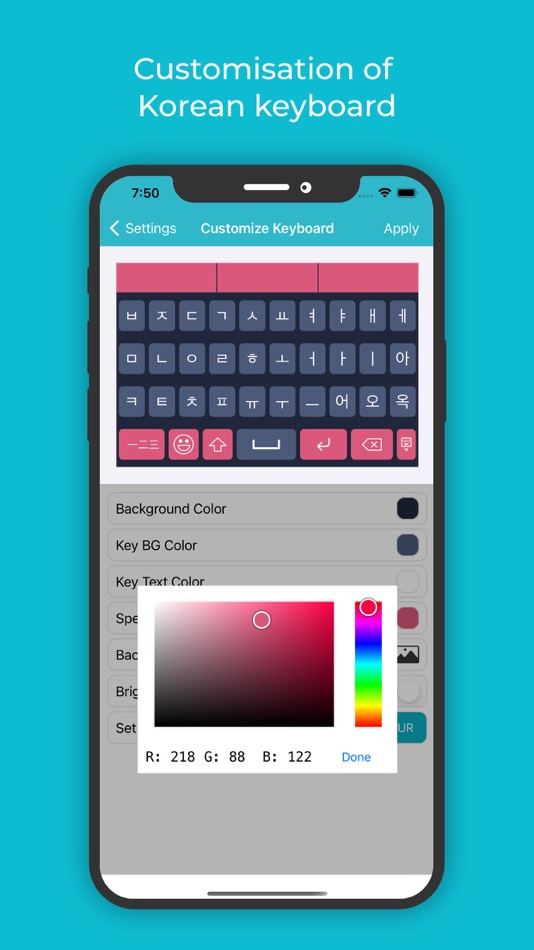 #6. Korean Keyboard : Translator (iOS) Podle: Rushikesh Trivedi