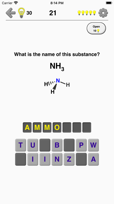 Chemical Substances: Chem-Quiz screenshot 1