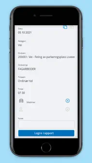 Visma DvPro Timefangst Onprem iphone bilder 1