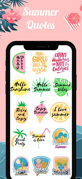 Game screenshot Summer Holiday Quotes apk