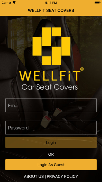 Wellfit Seat Covers Screenshot