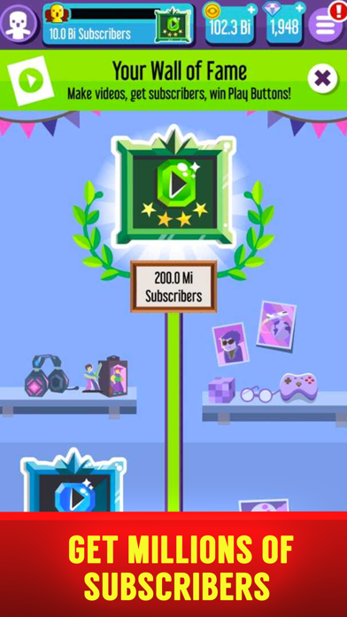 Vlogger Go Viral - Clicker Game & Vlog Simulator Screenshot 2