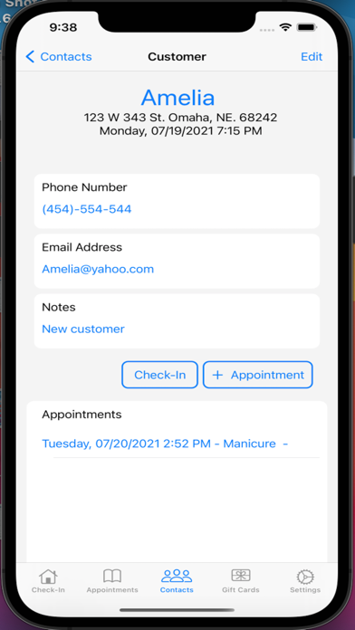 NailsSalonBook Screenshot