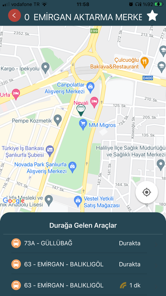 #7. Urfa Ulaşım (iOS) 由: Şanlı Urfa Büyük Şehir Belediyesi