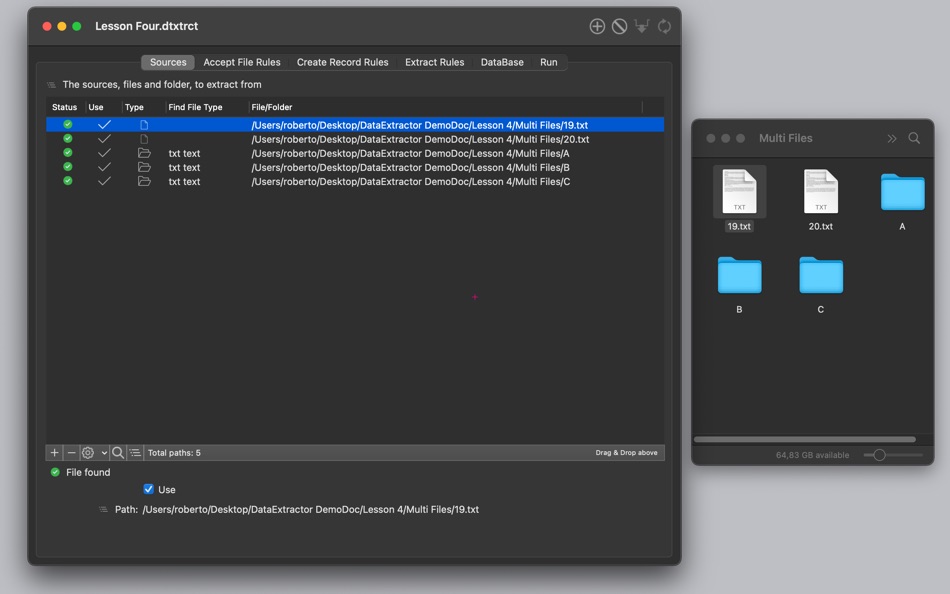 #1. Data Extractor (macOS) 由: Roberto Panetta