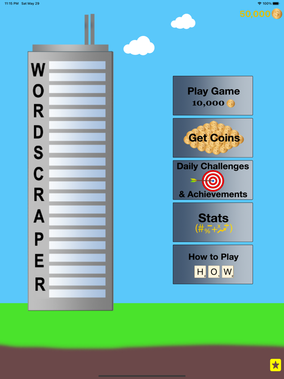 Wordscraper Word Tile Game
