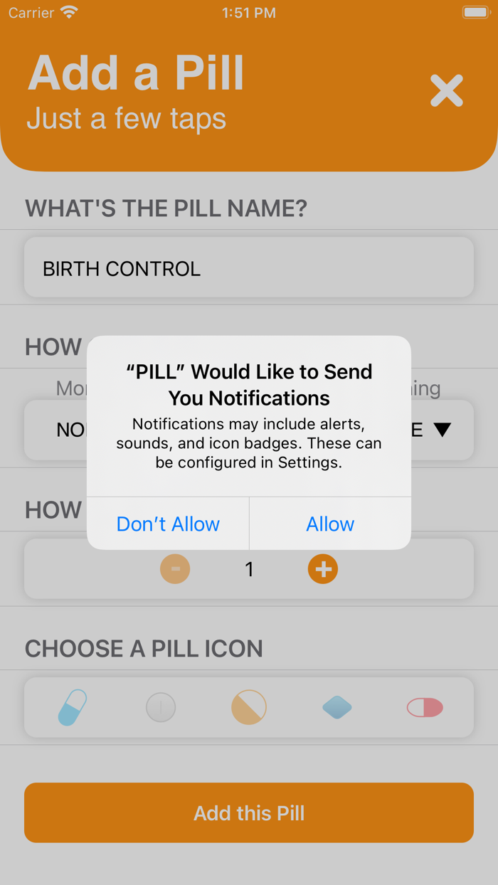 PILL - Medication Reminder App