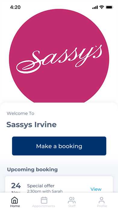 Sassys Irvine Screenshot
