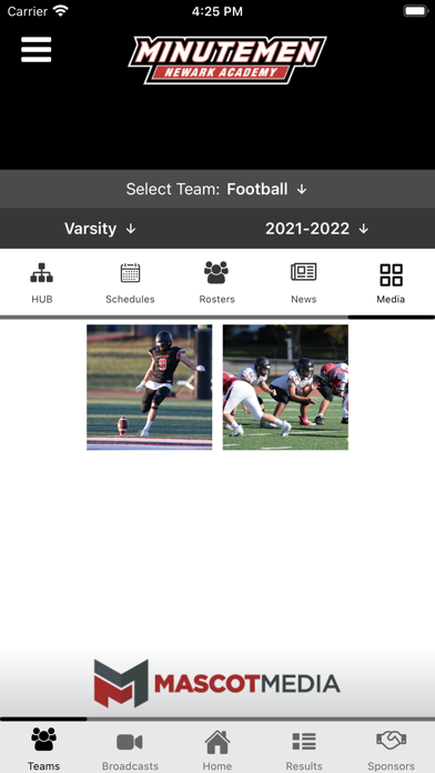 Newark Academy Athletics Screenshot