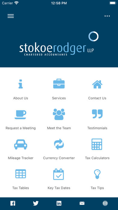 Stokoe Rodger Accountants Screenshot