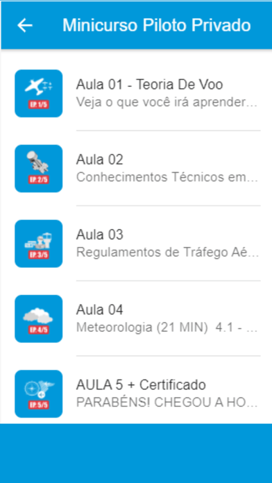 EAD Aviação APP Screenshot