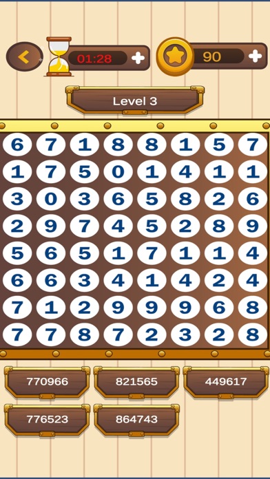 Puzzle Number Search Screenshot