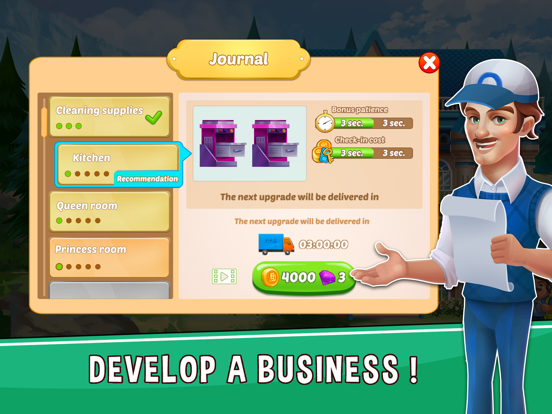 Hotel Empire Fever iPad screenshot 6 - Games app