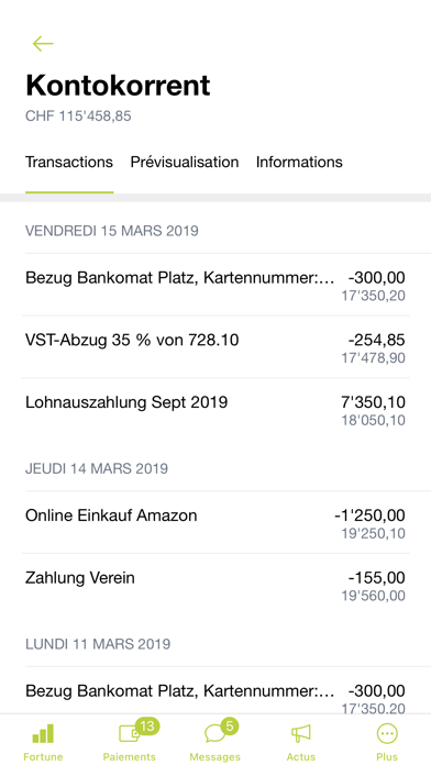 Screenshot #3 pour Spar- & Leihkasse Bucheggberg