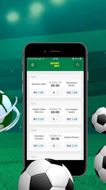 Sport Bet: football,basketball screenshot-3