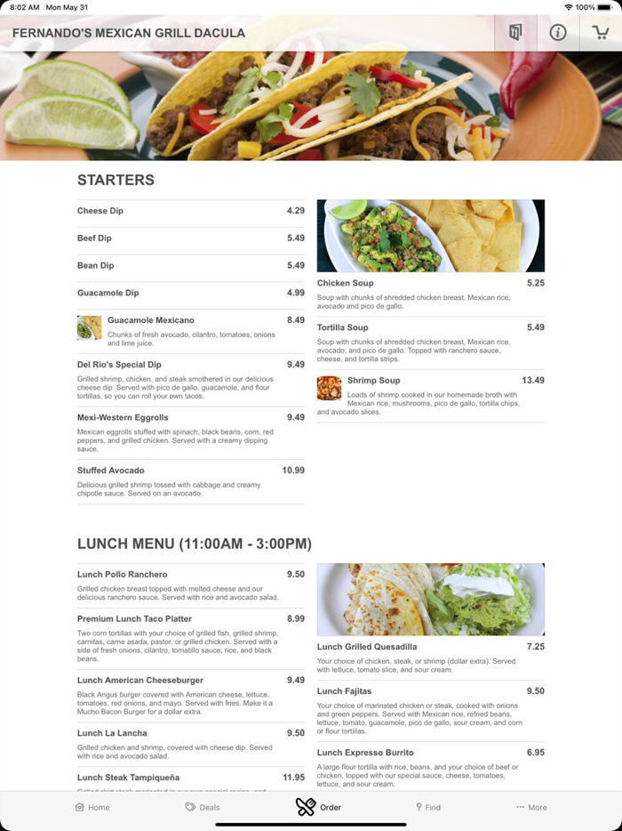 Fernandos Mexican Grill