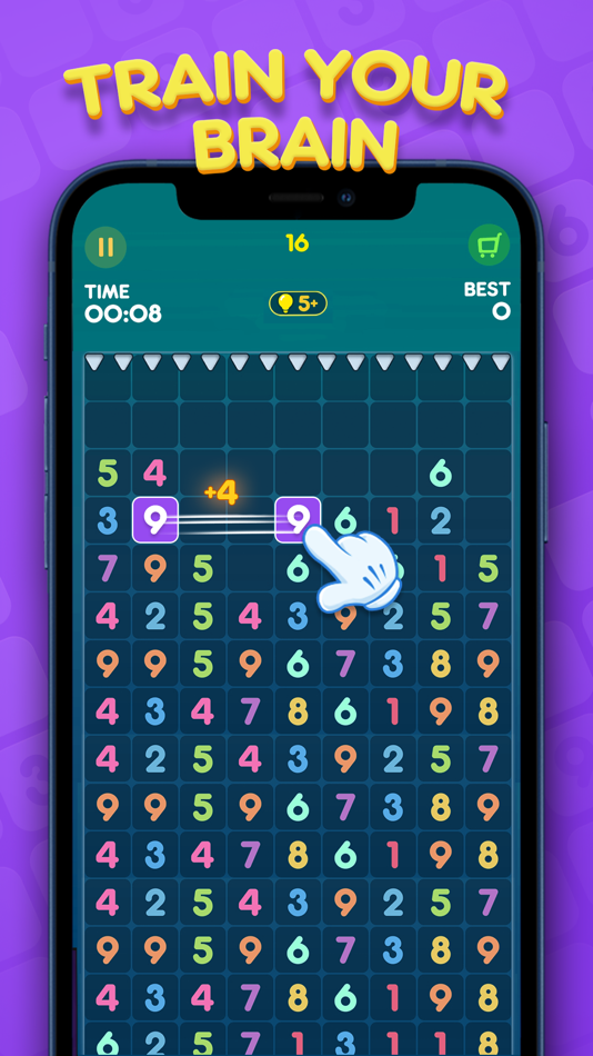 #3. Ten Pair - A Number Match Game (iOS) 由: Kiwi Fun HK Limited