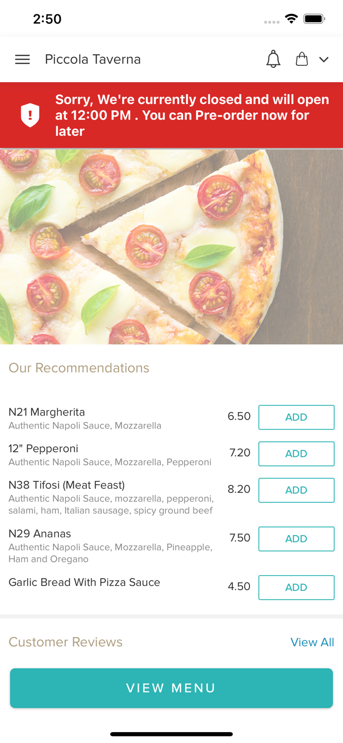 Piccola Taverna Huddersfield