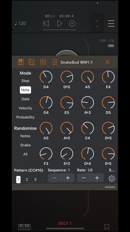 SnakeBud - AUv3 MIDI Sequencer