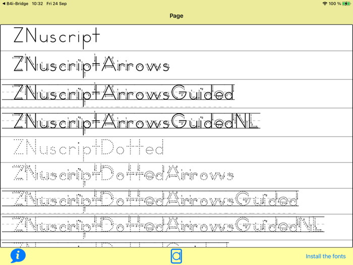 Elementary Letters  Fonts