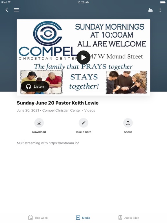 Screenshot #6 pour Compel Christian Center