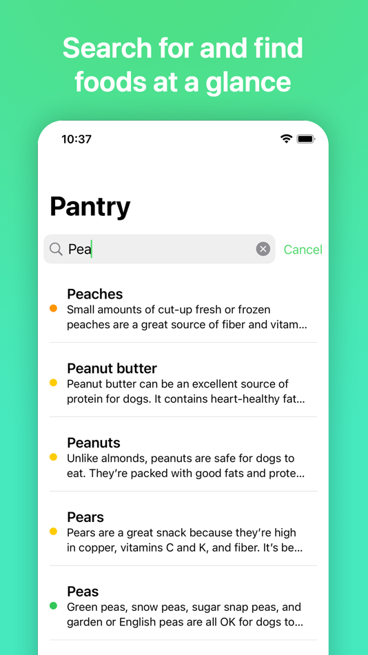 #3. Paw Pantry (iOS) Podle: Samuel Spencer