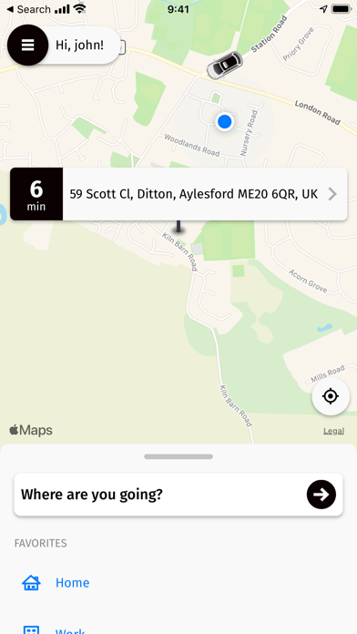Place2Place Cars. Screenshot