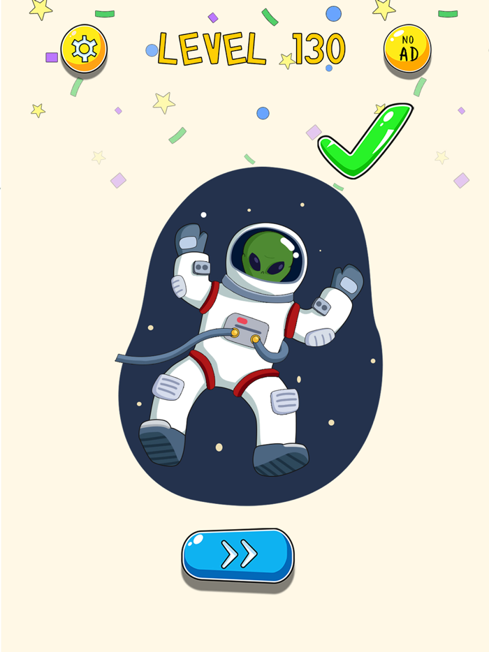 Draw One Line Puzzle