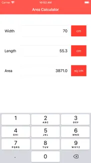 area calculator fast iphone screenshot 1