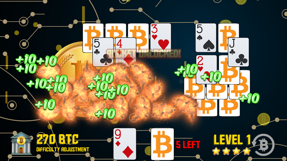 #3. Bitcoin Solitaire Deluxe (iOS) 来自: Keith Adler Studios LLC