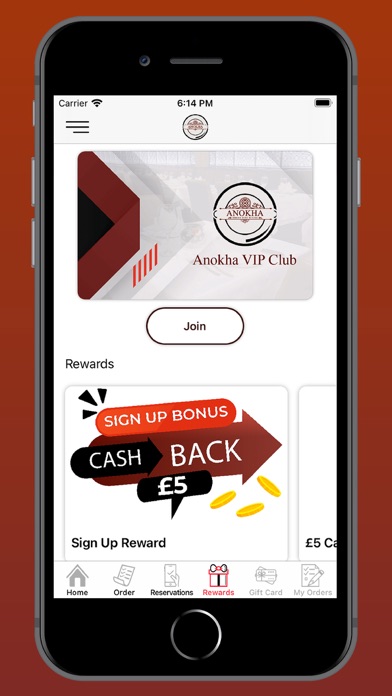 Anokha Indian Restaurant Screenshot