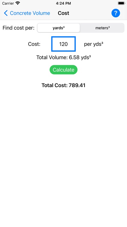 Concrete Volume Assistant screenshot-5