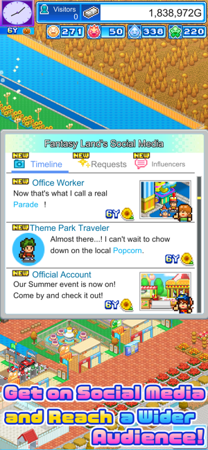 Snímek obrazovky příběhu Dream Park
