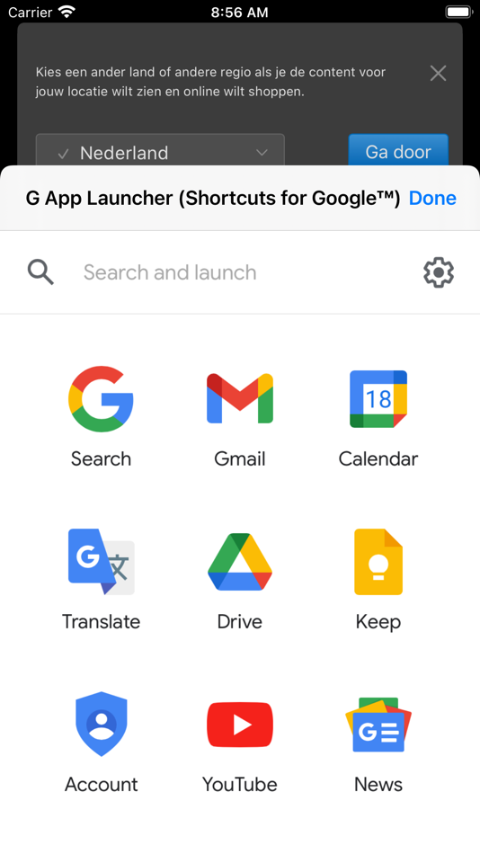 G App Launcher - 28.1.1 - (macOS)