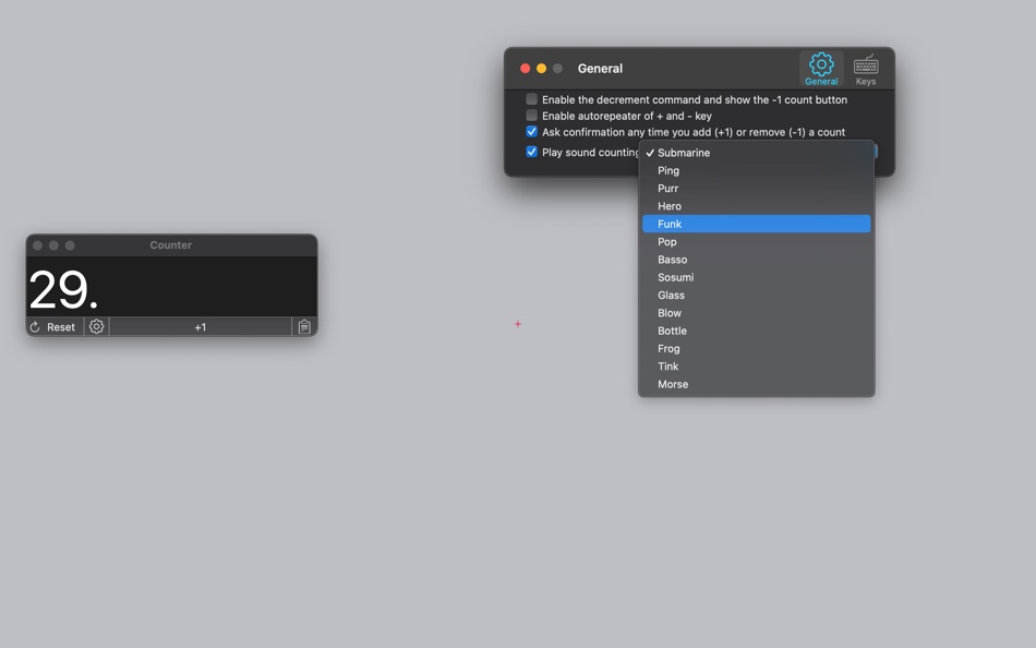 #8. Counter 1 (macOS) By: Roberto Panetta