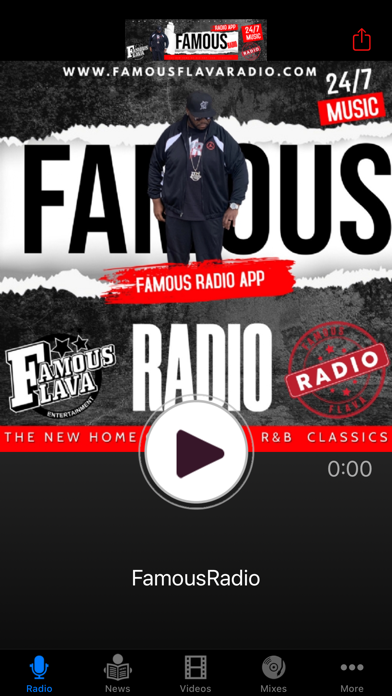 FAMOUS RADIO Screenshot