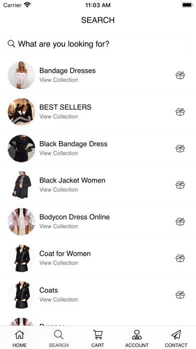 SBA Klothing Womens Screenshot