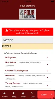 How to cancel & delete four brothers takeaway 3