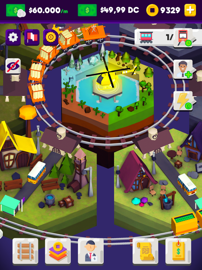 Idle Train Station Manager