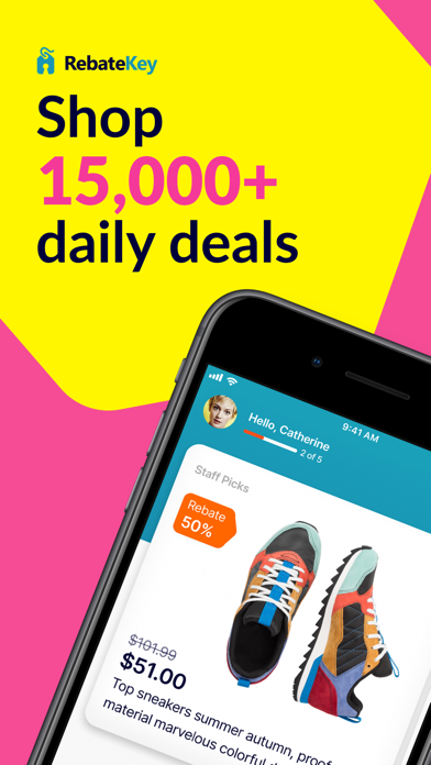 RebateKey: Cash Back Shopping Screenshot