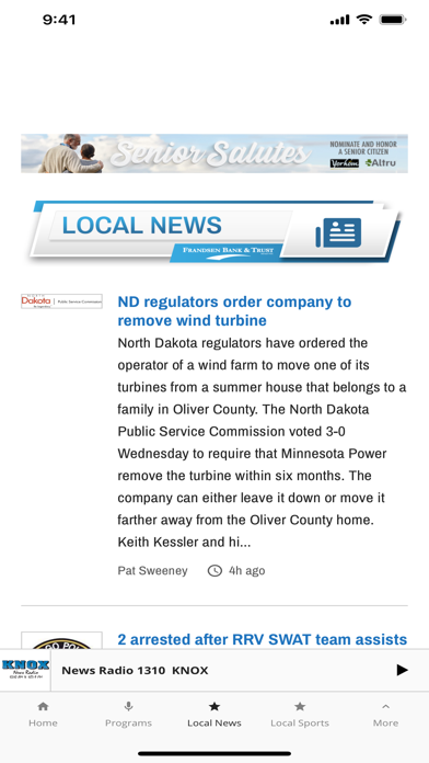 KNOX News Radio Screenshot